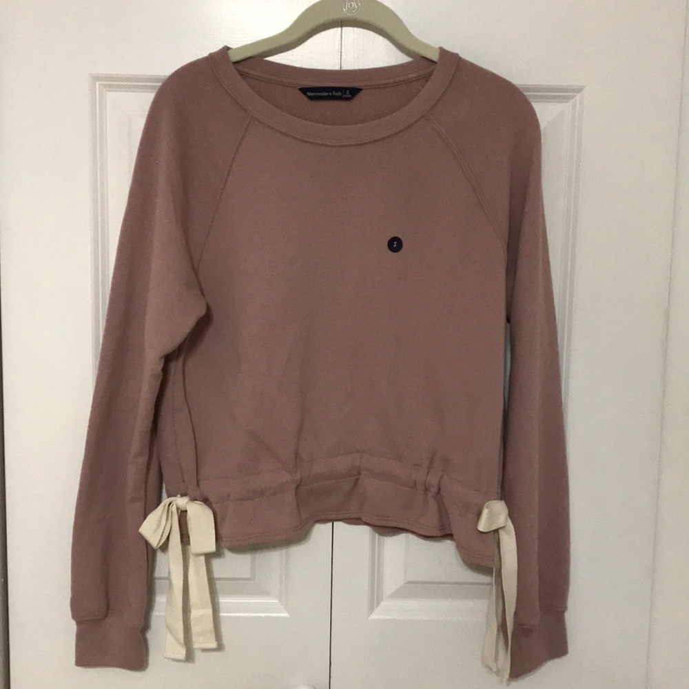 Abercrombie Pink Peplum Sweatshirt